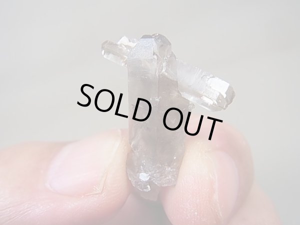 画像1: マラウイ産エジリン＆水晶原石（貫入り） 2.6g