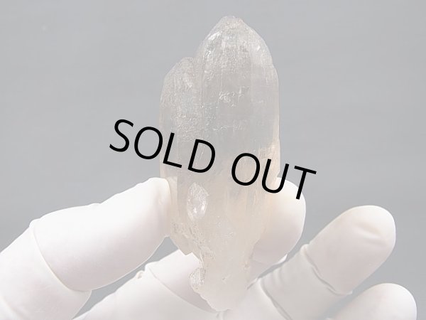 画像1: ベトナム・カインホア産スモーキー水晶（シトリンカラー/カテドラル） 54.9g