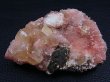 画像1: インド産ピンクヒューランダイト＆スティルバイト＆蛍光カルサイト原石 149.0g