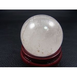 画像: ザギマウンテン水晶（アンフィボール入り）丸玉 46.5mm