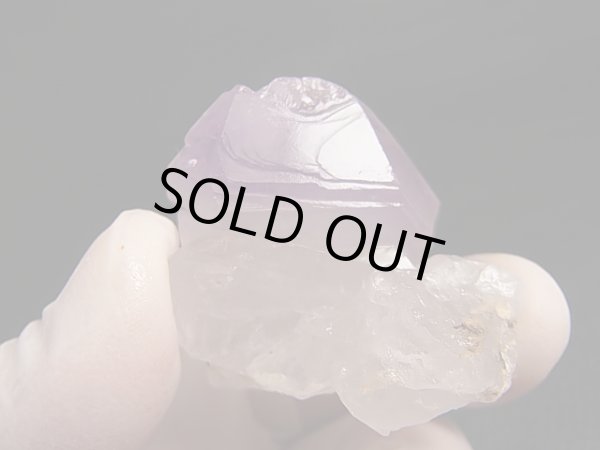 画像1: ベトナムYen Bai産ラベンダーアメジスト原石（エッチング） 52.0g