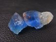 画像1: ドイツ・ブラックフォレスト（黒い森）産ブルーフローライト原石 2点セット トータル 18.9g