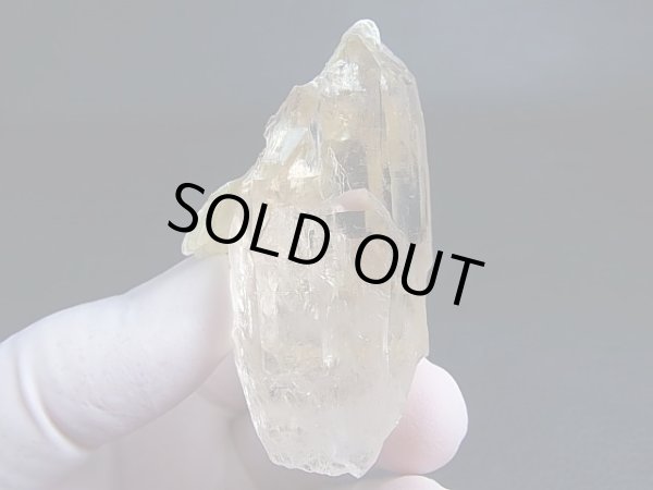 画像1: ブラジル・ミナスジェライス州産ゴールデンマイカ＆水晶原石 52.6g