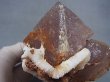 画像2: ベトナム産八面体ライトピンクフローライト原石（ドゥルージ水晶皮膜/カラーシフト） 436.4g