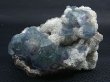 画像1: 内モンゴル産ブルーグリーンフローライト原石/ドゥルージ水晶 168.2g