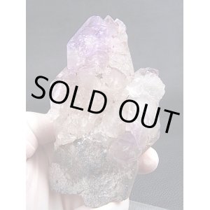 画像: キャビネットサイズ：ベトナムYen Bai産エレスチャル水晶＆アメジスト原石 288.5g