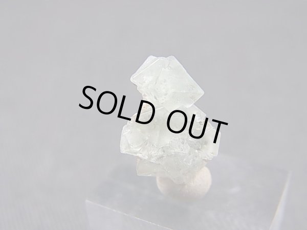 画像1: 猪倉大成鉱山産パイライト付きグリーンフローライト原石 0.7g