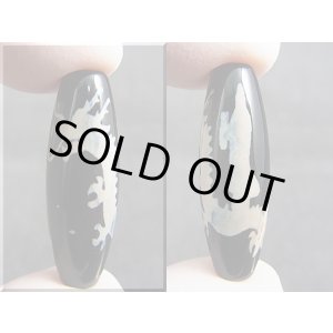 画像: 「龍上観音」至純（現代）天珠 直径約10×30.5mm