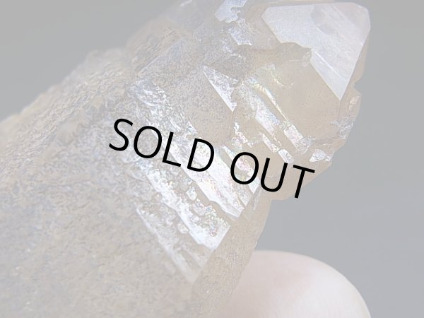 画像2: ガネーシュヒマール・ヒンドゥン産ゴールデンヒーラー水晶ポイント（ツイン） 80.9g