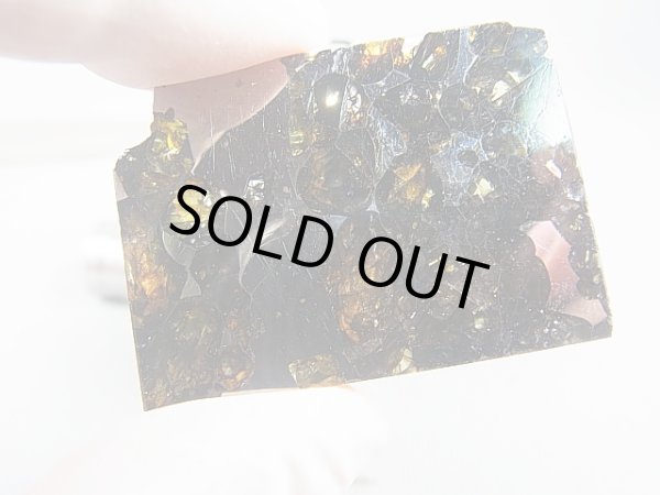 画像1: ロシア産セイムチャン・パラサイト（石鉄）隕石 12.4g