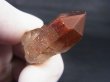 画像2: 南ア・オレンジリバー産レッドヘマタイト水晶（タビー型） 11.1g