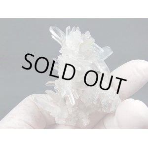 画像: メキシコ産日本式双晶水晶クラスター（3連双晶付き） 43.4g