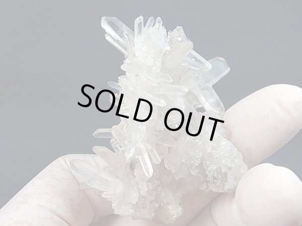 画像1: メキシコ産日本式双晶水晶クラスター（3連双晶付き） 43.4g