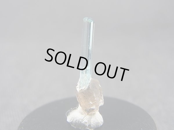 画像1: ベトナム・タインホア産アクアマリン付きスモーキー水晶 0.2g
