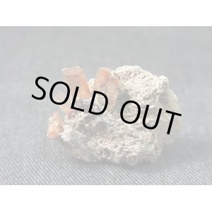 画像: メキシコ産レッドトパーズ原石（群晶） 9.5g
