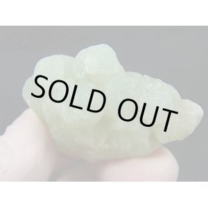 画像: 新産：南アフリカ産プレナイト原石 28.6g