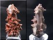 画像1: 内モンゴル産インターフェレンス水晶＆カルサイト（犬牙型）原石 11.1g