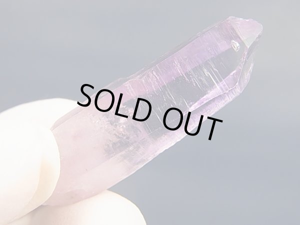 画像1: メキシコ・ベラクルス産アメジストポイント（ネガティブクオーツ入り） 9.0g