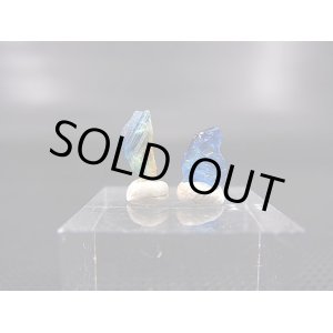 画像: ジンバブエ産ユークレース結晶原石 2点セット トータル 1.0カラット