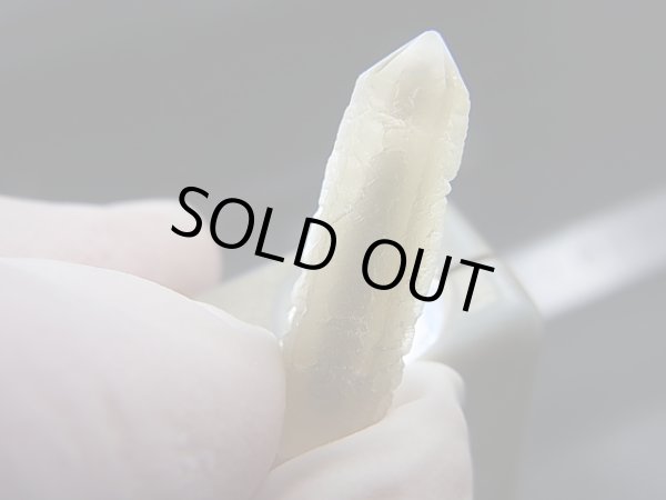 画像1: 内モンゴル産角閃石/ヘデンベルガイト入り水晶原石（トラピチェ） 1.7g