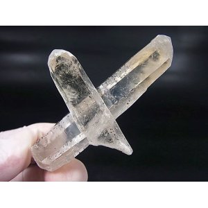 画像: 内モンゴル産インクルージョン入りクリア水晶原石（貫入り水晶付き） 47.2g