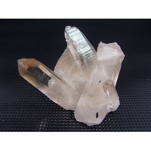 画像: ノルウェー産水晶クラスター（アナテース付き） 53.6g