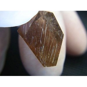 画像: ブラジル産ゴールドルチル水晶研磨原石 5.8g