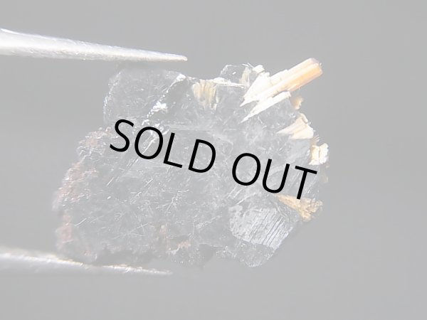 画像2: ブラジル・バイーア産タイチンゴールドルチル&ヘマタイト原石 1.2g