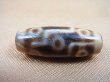 画像1: 「九眼」（ドラゴンライン入り）現代天珠 直径約14.5×39mm