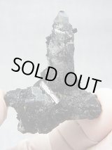 画像: 広西チワン族自治区産インターフェレンス（ブラックトルマリン）水晶 19.9g