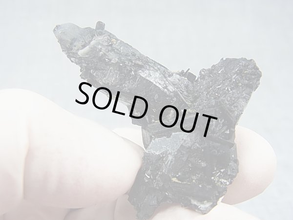 画像2: 広西チワン族自治区産インターフェレンス（ブラックトルマリン）水晶 19.9g