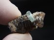 画像2: ベトナム・タインホア産アクアマリン付きスモーキー水晶（ブラックトルマリン付き） 3.4g