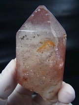 画像: ノルウェー産レッドファントム水晶（クローライト/アデュラリアインクルージョン） 162.1g