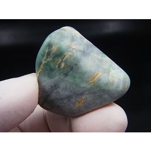 画像: 糸魚川青海川金山谷産グリーンひすい原石 28.0g