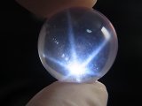 画像: マダガスカル産酸化チタン（ルチル）入りスターローズクオーツ丸玉（エンジェルフェザー） 17.5mm