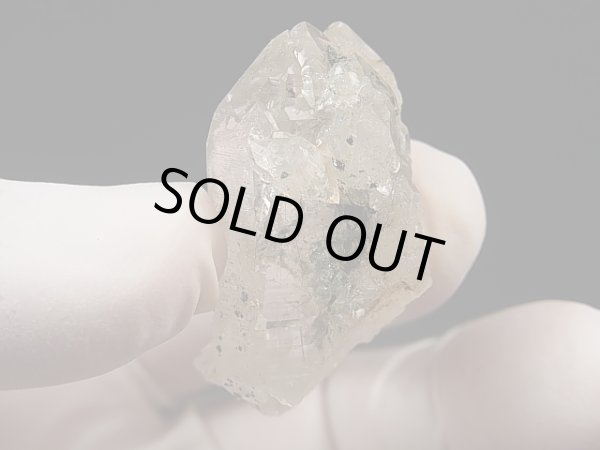 画像1: インド・マニハール産アナテース付き水晶（多連晶） 18.0g