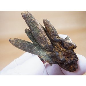 画像: 柿野鉱山産緑水晶（ヘデンベルガイト/緑閃石入りインターフェレンス型/連晶） 18.4g