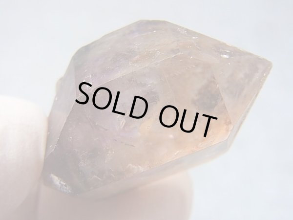 画像1: ナミビア・エロンゴ産エレスチャル水晶ポイント（ＤＴ/アメジスト/水入り） 15.6g