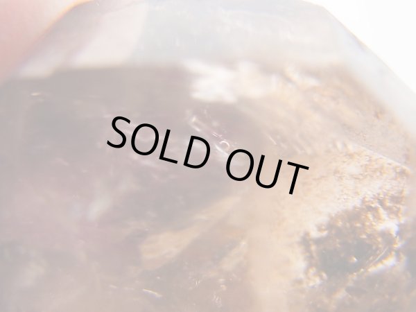 画像2: ナミビア・エロンゴ産エレスチャル水晶ポイント（ＤＴ/アメジスト/水入り） 15.6g