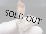 画像: 南アフリカ・オレンジリバー産アナテース付レッドヘマタイト水晶（タントリックツイン） 18.8g