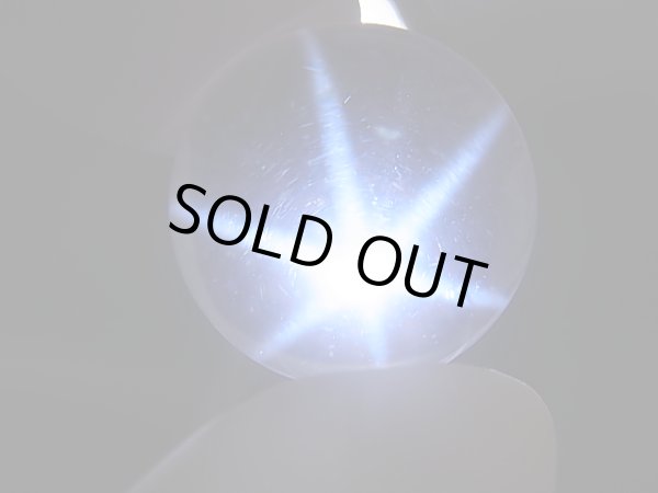 画像2: マダガスカル産酸化チタン（ルチル）入りスターローズクオーツ丸玉（エンジェルフェザー） 17.5mm