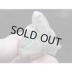 画像: 南アフリカ・メッシーナ鉱山産クリソコラonクォーツ 13.8g