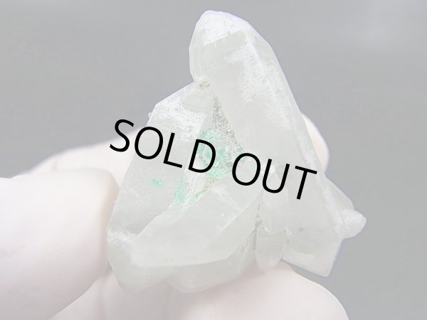 画像1: 南アフリカ・メッシーナ鉱山産クリソコラonクォーツ 13.8g