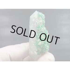 画像: 南アフリカ・メッシーナ鉱山産クリソコラonクォーツ 45.4g