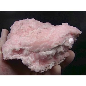 画像: キャビネットサイズ：南アフリカ産ピンクマンガンカルサイト原石（強蛍光） 513.0g