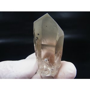 画像: ノルウェー産ライトスモーキー水晶ポイント（アナテース外部付着/内包） 37.6g