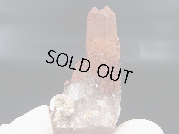 画像1: 南アフリカ・オレンジリバー産レッドヘマタイト水晶 15.1g