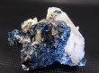 画像1: カナダ産ラズライト（天藍石）＆水晶原石 41.9g