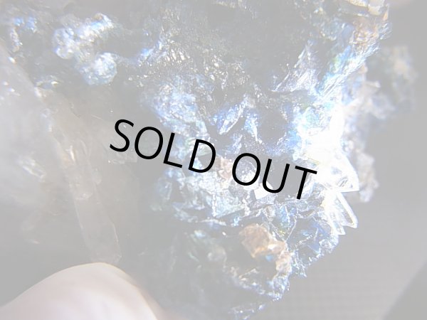 画像2: カナダ産ラズライト（天藍石）＆水晶原石 41.9g