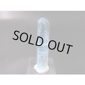 画像: ジェムグレード宝石需要品質：ベトナム産アクアマリン柱状結晶原石 6.5カラット